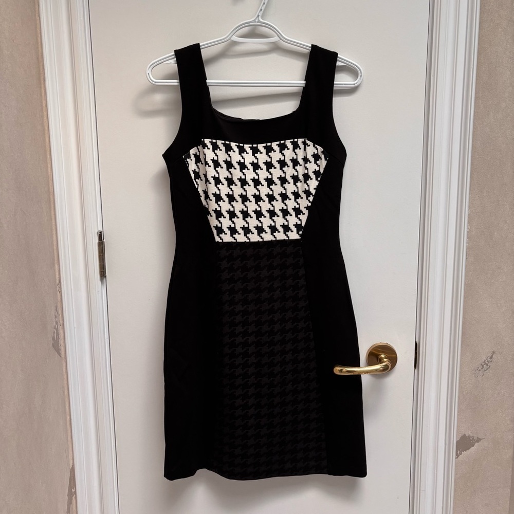 Kenneth Cole New York Houndstooth Mini Dress